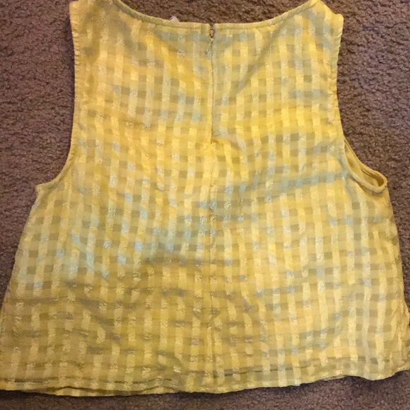 Yellow Crop Top - Picture 3 of 3